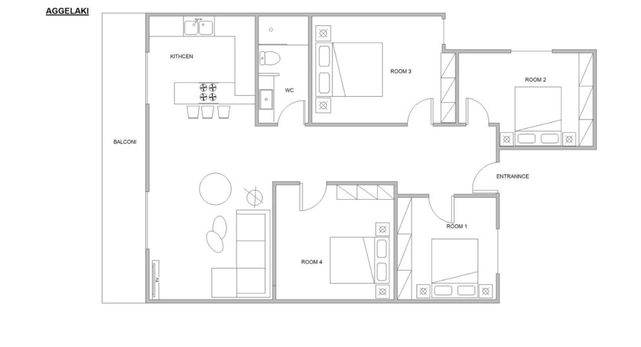 Houseloft Grand Vista Apartment Tesalonika Bagian luar foto